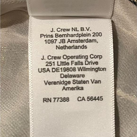 J.Crew Collection One-Shoulder Metallic Silk Maxi Dress – Size 4 - Picture 10 of 10